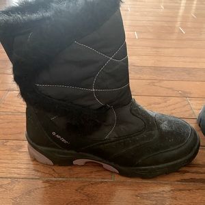 Black winter boots- in perfect condition